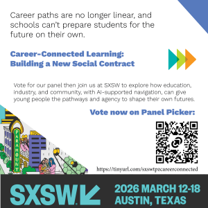 SXSW proposed panel flyer with link to page